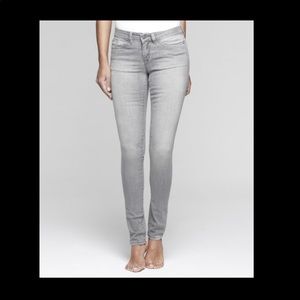 NEW white and gray skinny jeans